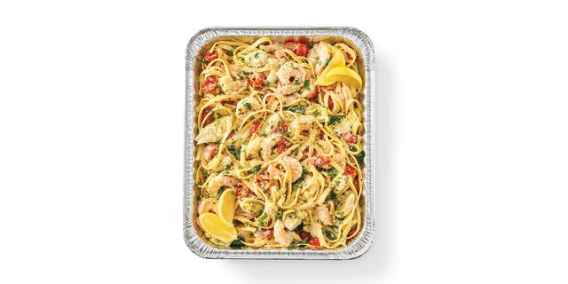 Lemon Garlic Scampi w/ Sautéed Shrimp