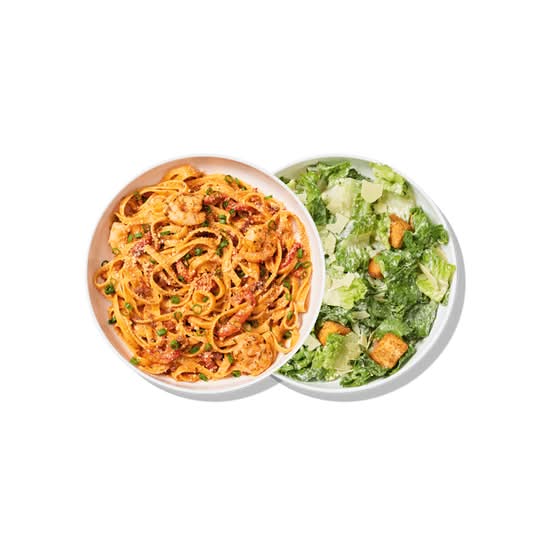 Cajun Shrimp Fettuccine Duo