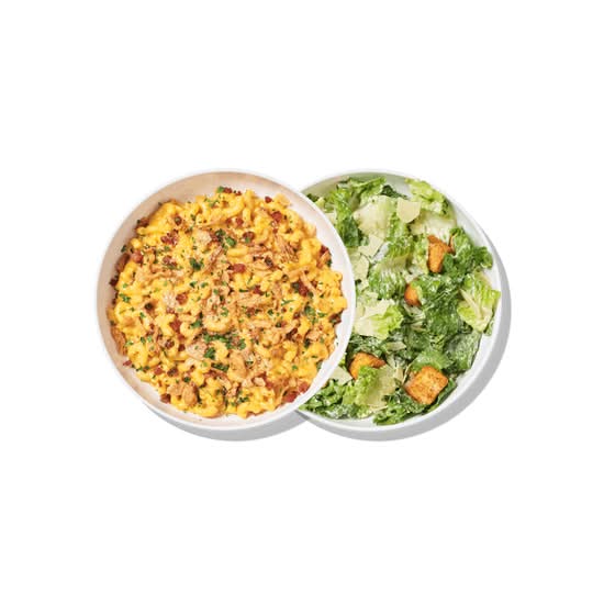 Garlic Bacon Crunch Mac Duo