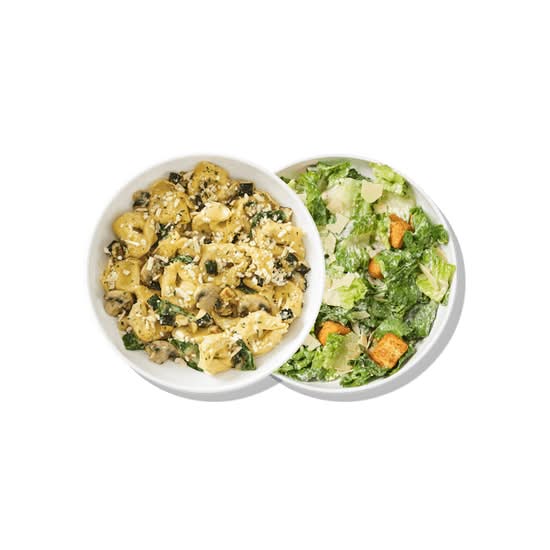 Roasted Garlic Cream Tortelloni Duo