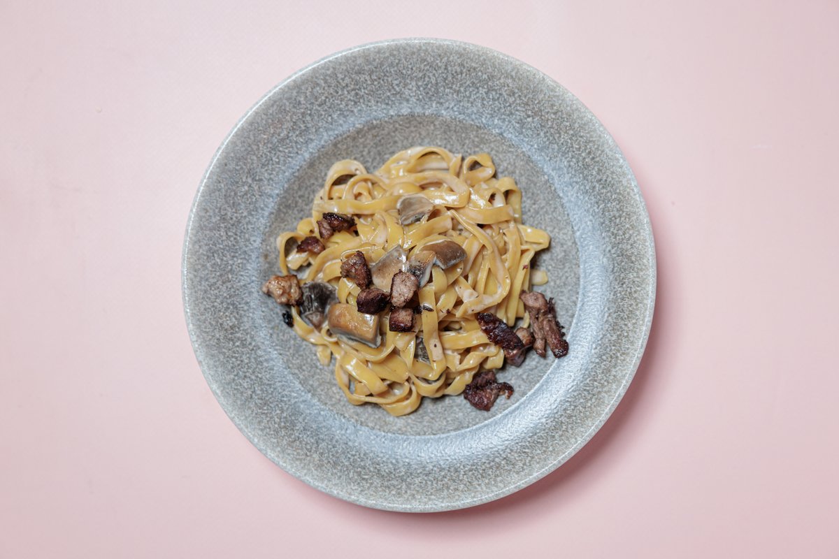 Tagliatelle Mish Viçi and Kërpudha