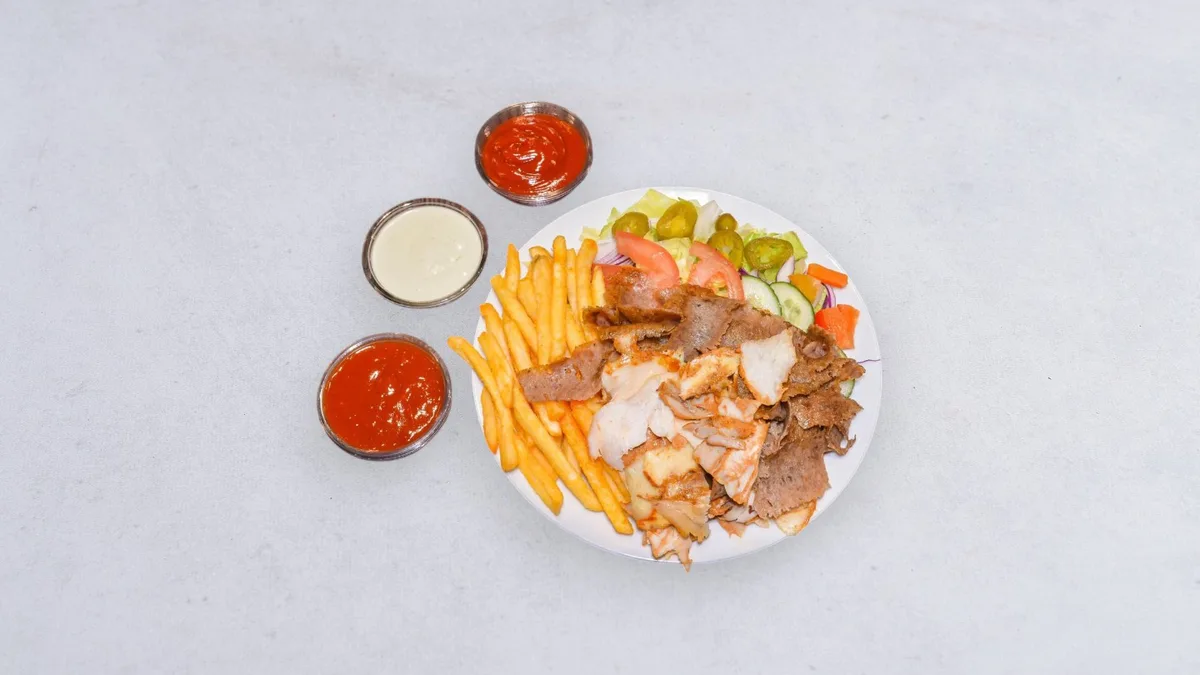 Talerz kebab