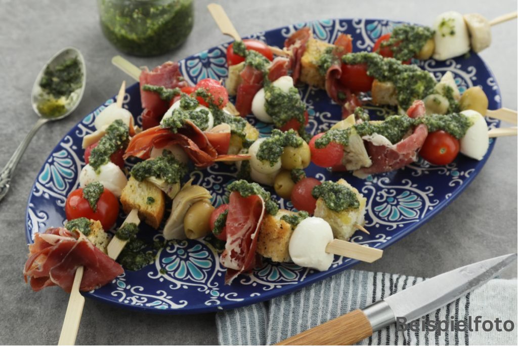 Tomato Bacon Skewers