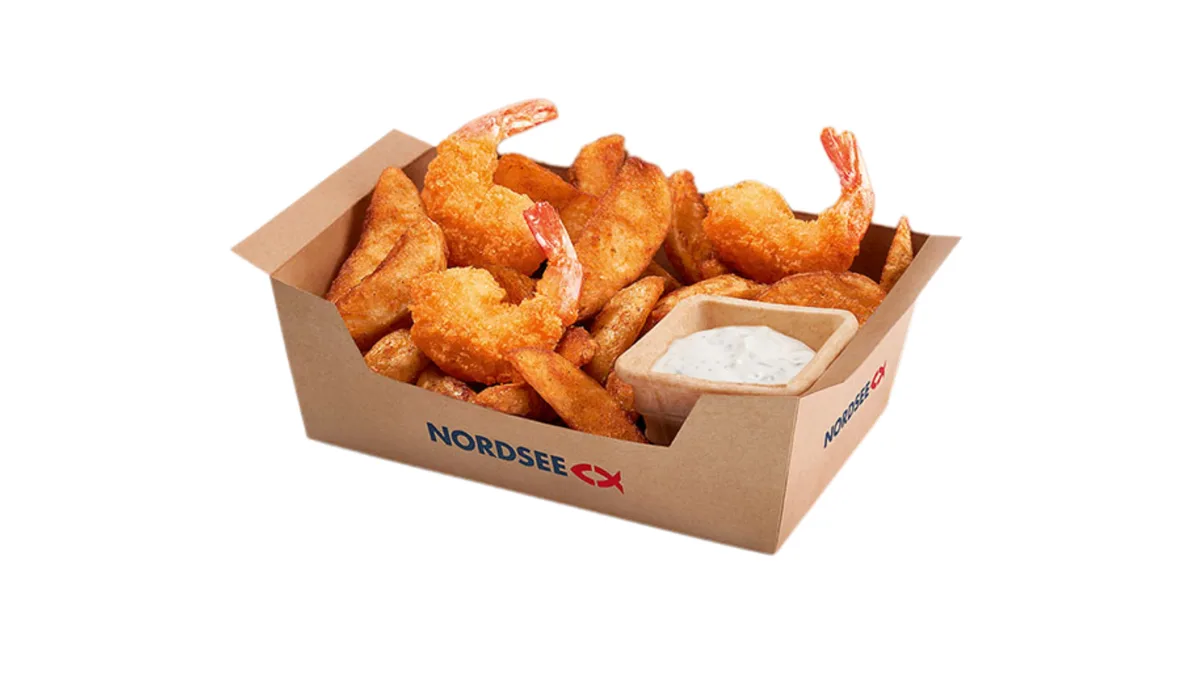 Prawn and potato box Normal