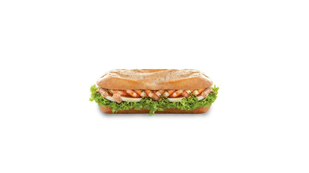 Garnelen Ei-Baguette