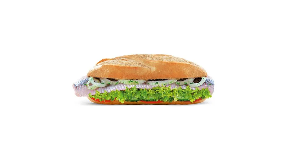 Matjes-Baguette