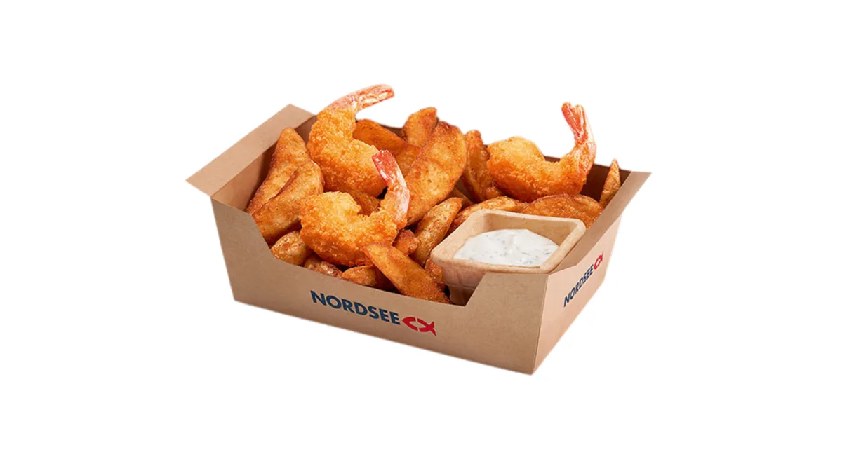 Prawn and potato box normal