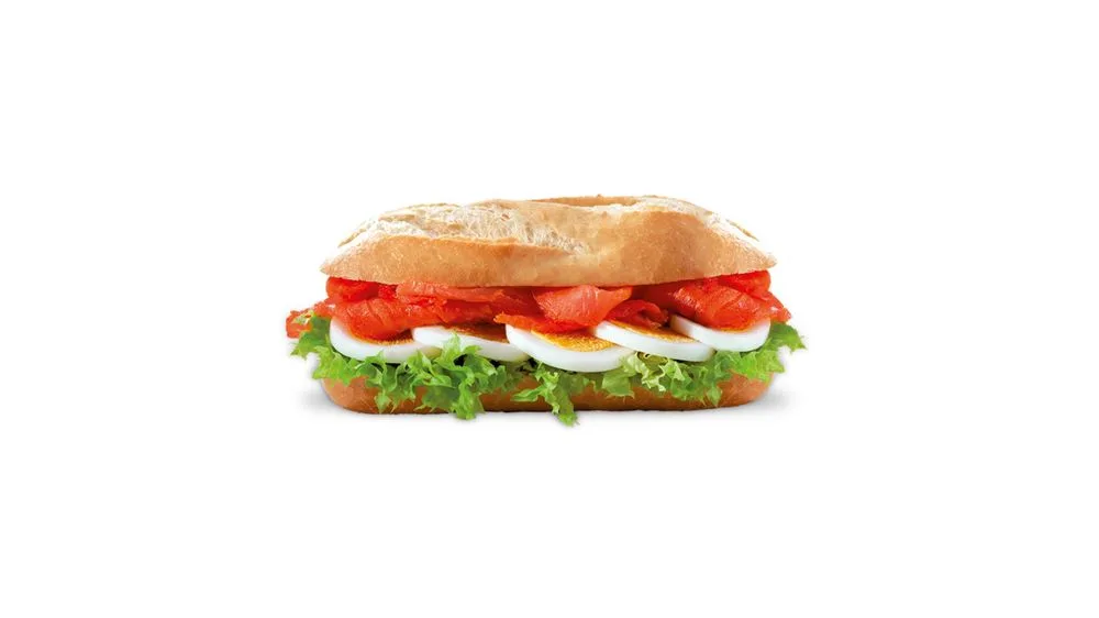 Alaska-Seelachs-Ei-Baguette
