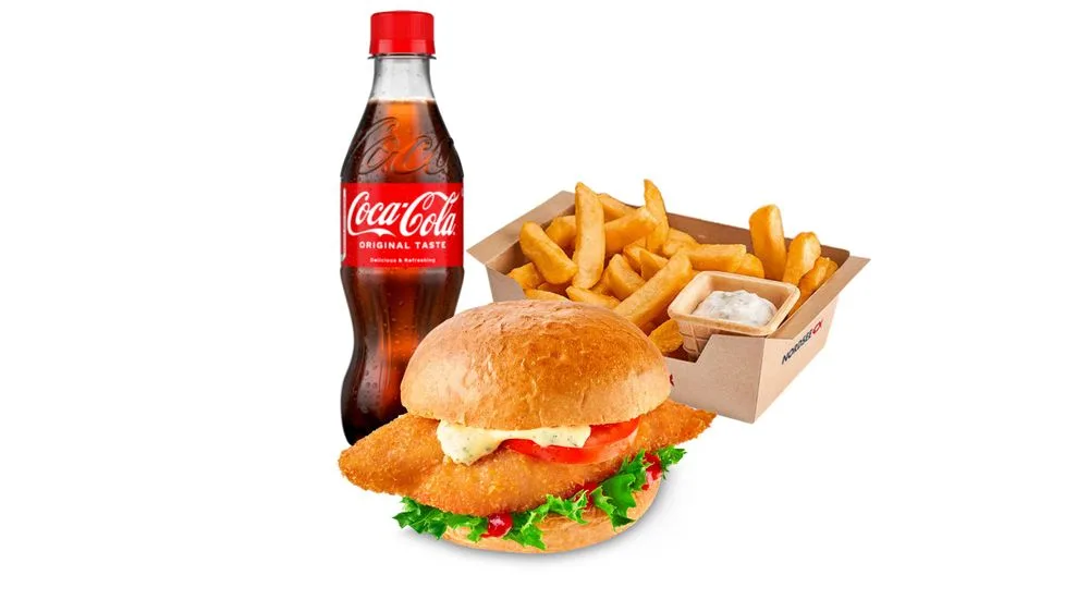 Classic Chicken Burger Menü