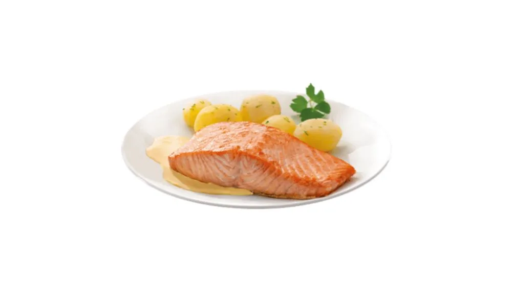 Norwegisches Lachsfilet Menü