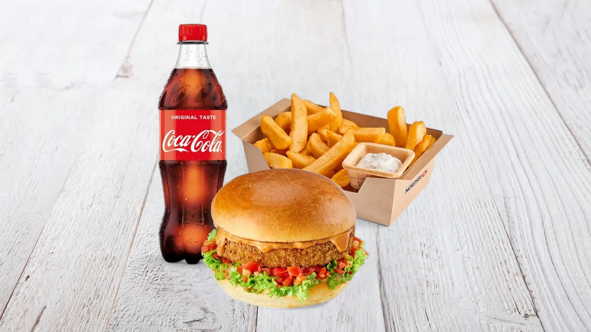Salmon Burger Deluxe menu