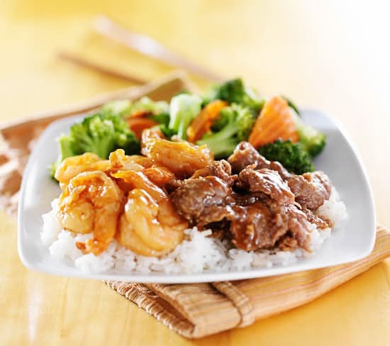 10. Teriyaki Beef and Shrimp