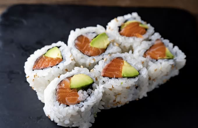 5. Salmon Avocado Roll
