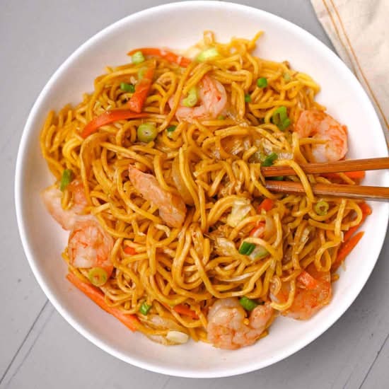 Shrimp Yaki Soba