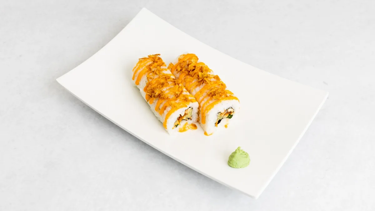Spicy vegan uramaki