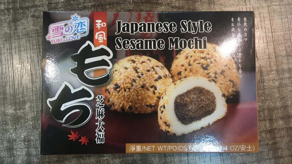 Feketeszezámos mochi 210g