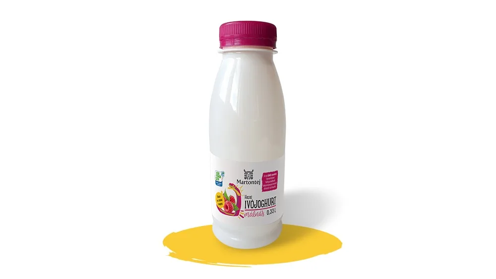 Ízesített ivójoghurt málna