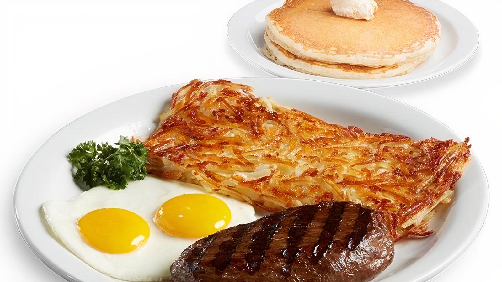 6 OZ. SIRLOIN STEAK and EGGS
