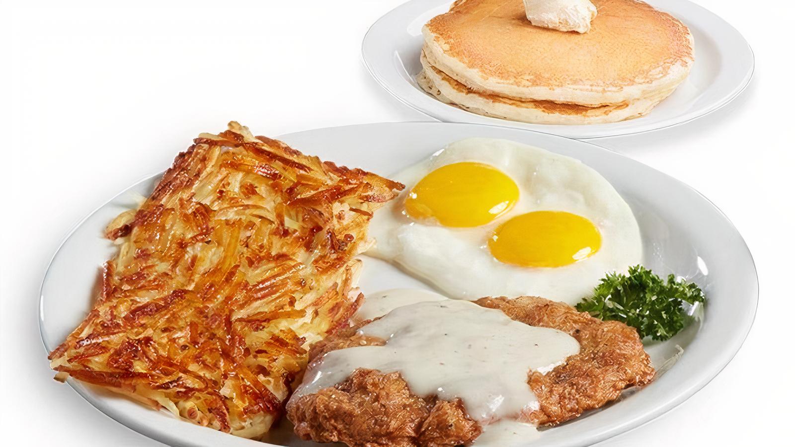 COUNTRY FRIED BREAKFAST and EGGS