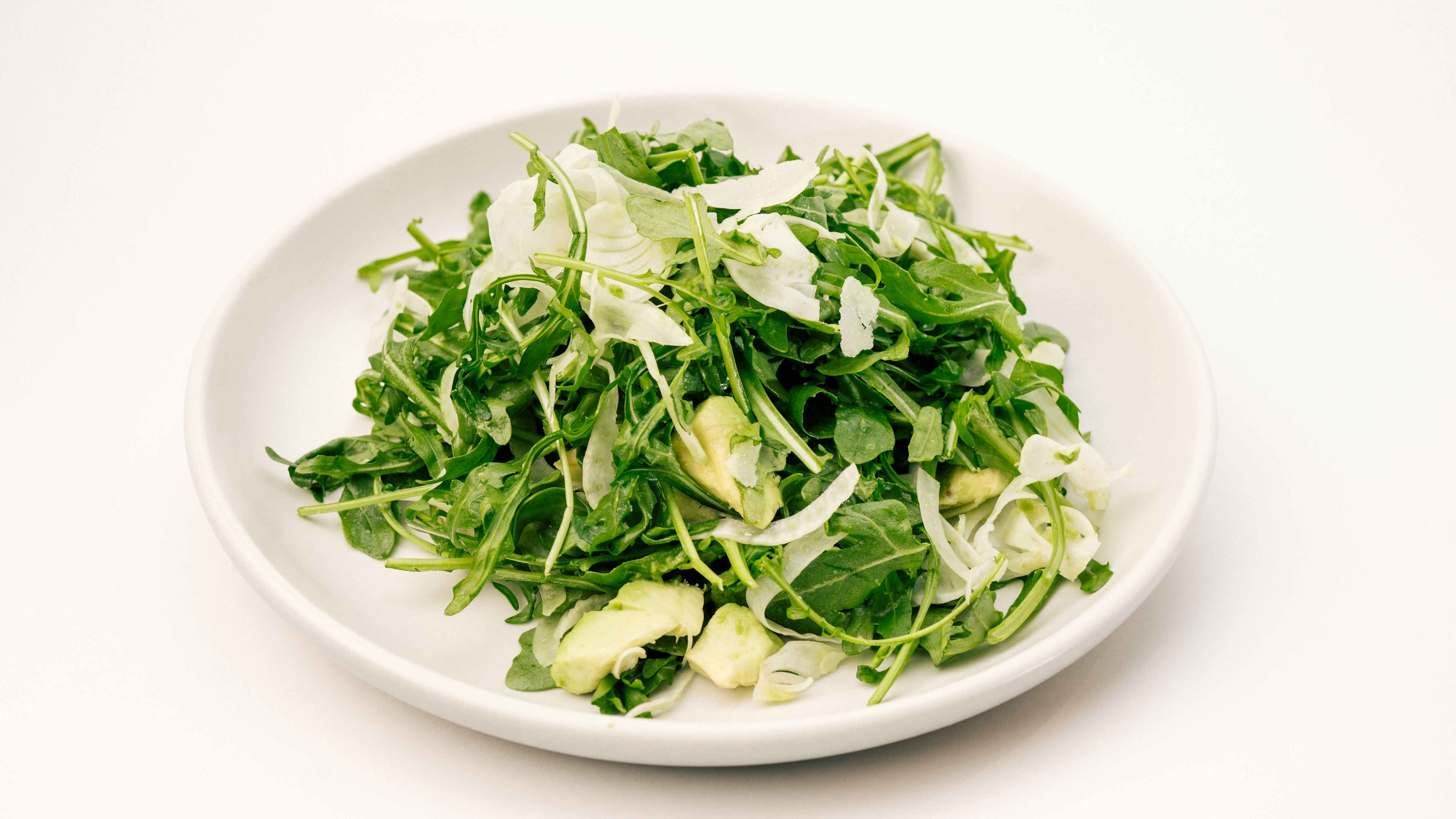 Arugula and Avocado