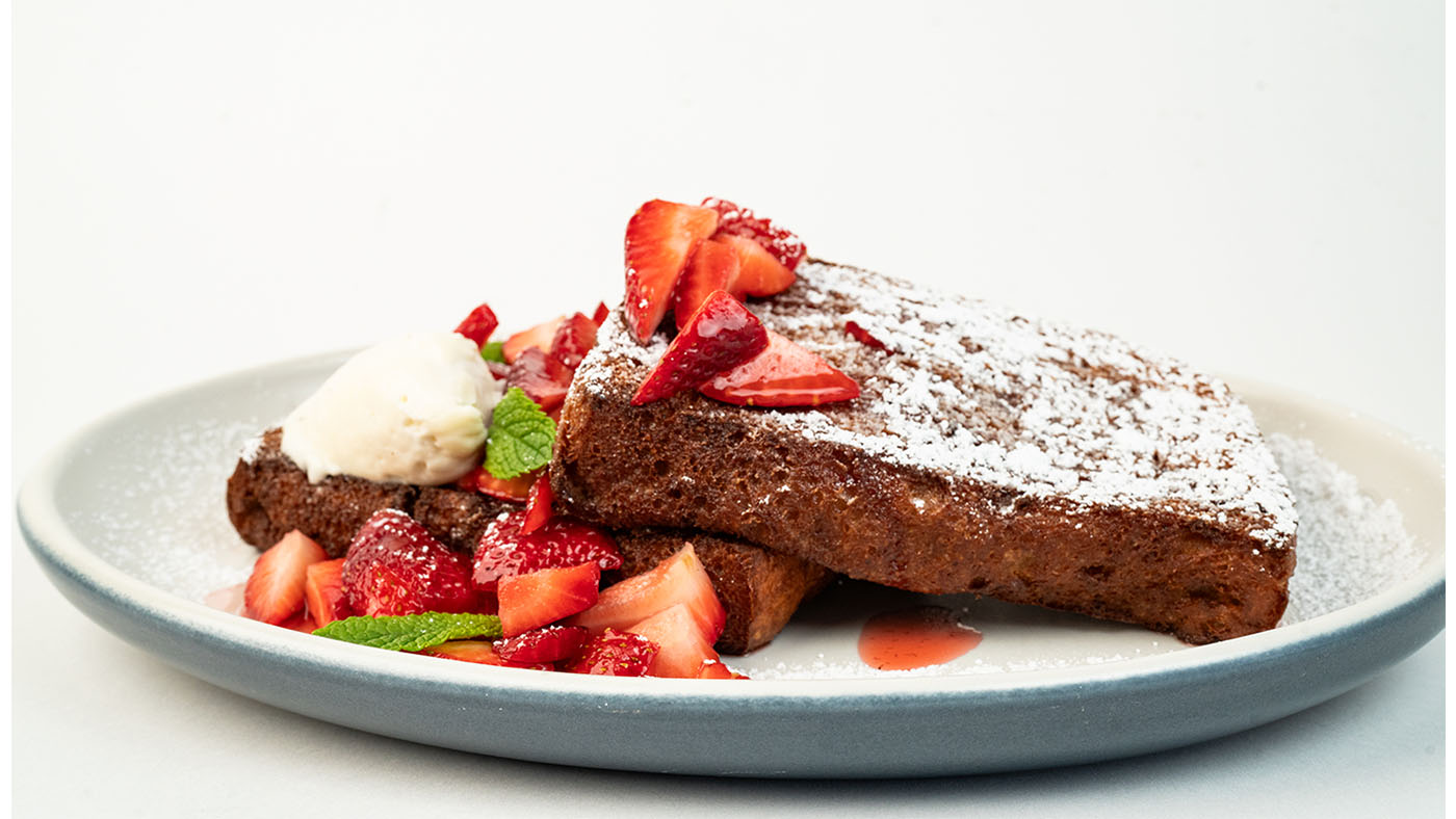 Strawberries and Cream French Toast
