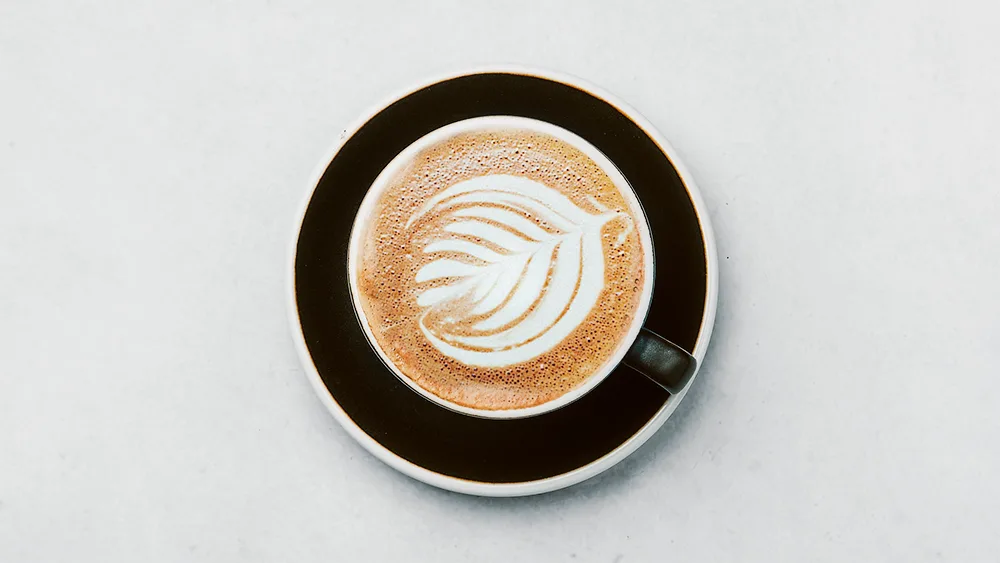 Kaffe latte karamell