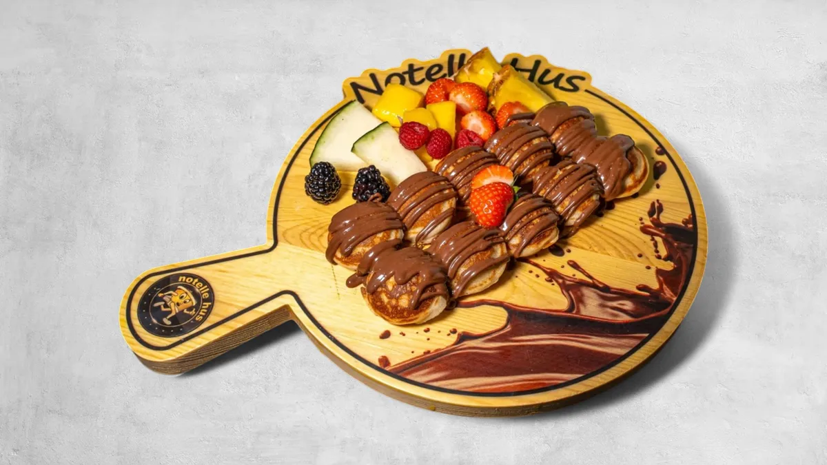 Mini pannkakor - Nutella