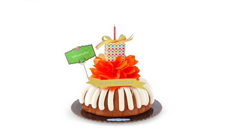 Delicious Wishes 10” Decorated Bundt Cake