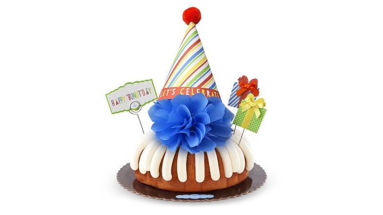 Happy Bundt’day 10” Decorated Bundt Cake
