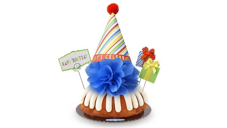 Happy Bundt’day 8” Decorated Bundt Cake