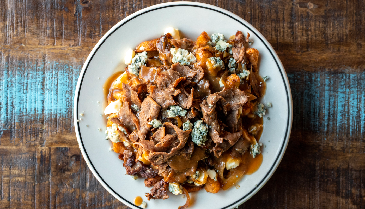 NOIR and BLEU POUTINE/ BLACK and BLUE POUTINE