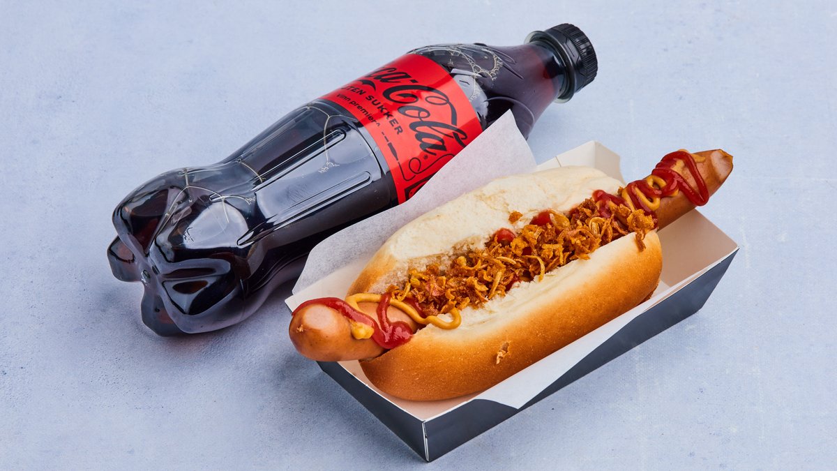 Meny: Wienerpølse I Brød Inkl. Drikke