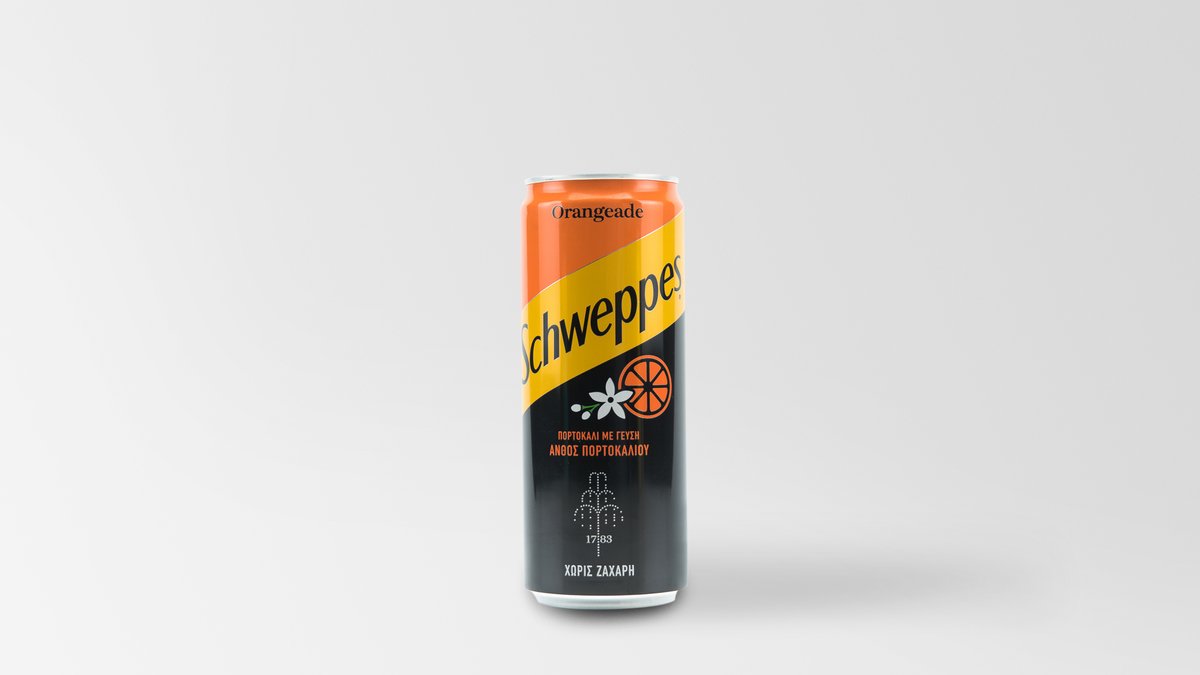 Schweppes Orangeade with a hint of Orange Blossom 0.33 l