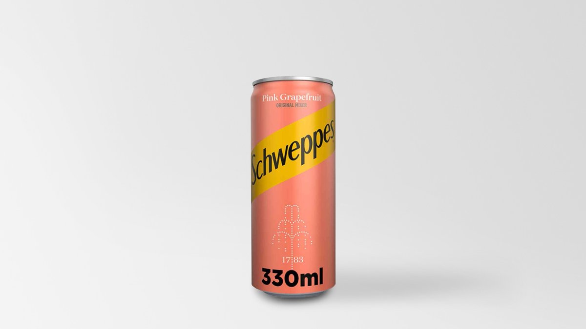 Schweppes Pink Grapefruit 0.33 l