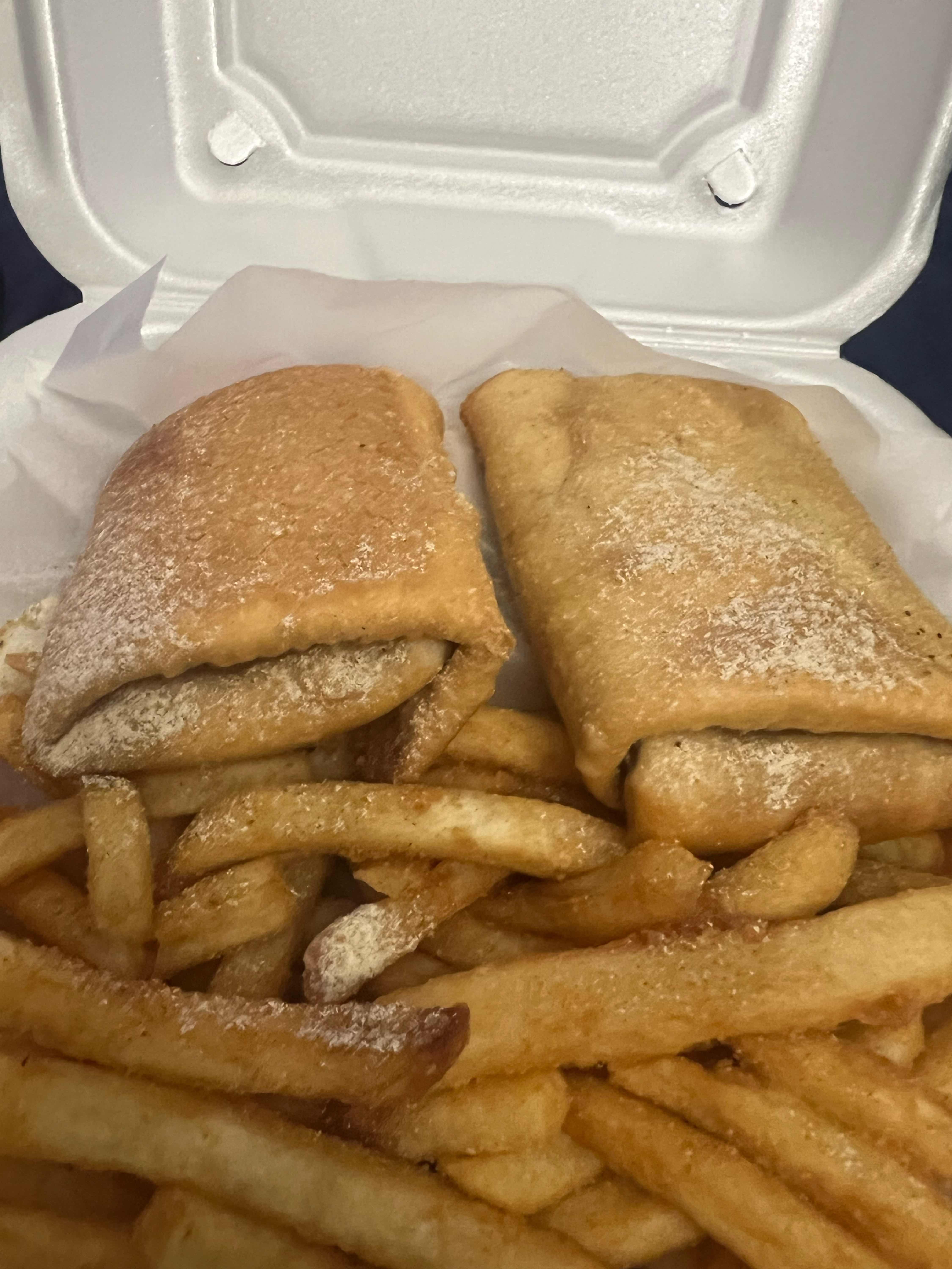 1 Pc. Pizza Puffs with Fries
