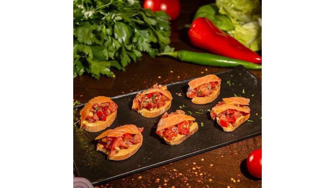 Bruschette halloumi