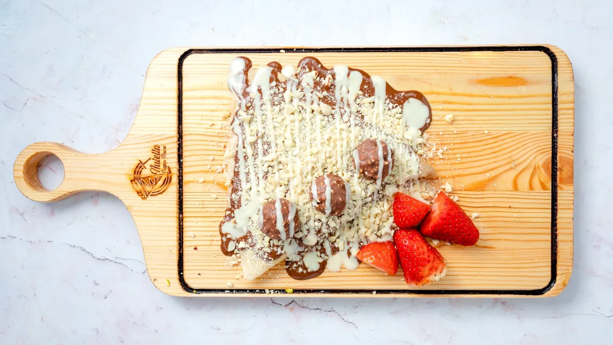 Crepes, Nutella and Ferrero