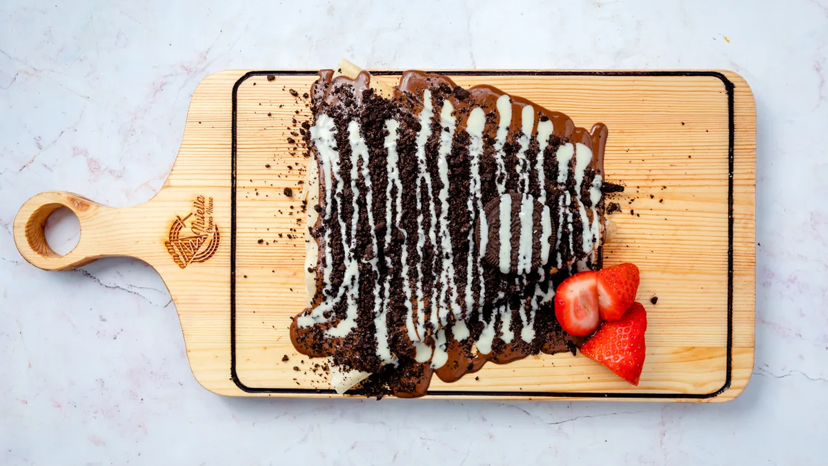 Crepes, Nutella and Oreo