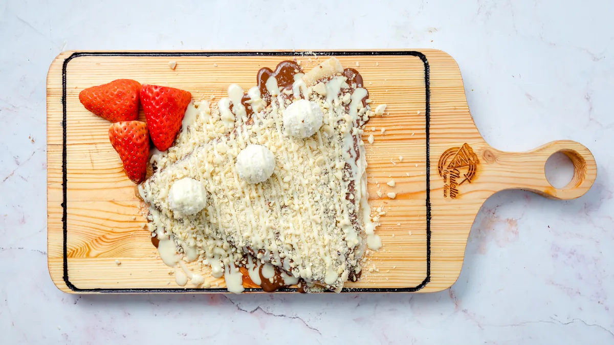 Crepes, Nutella and Vitchoklad + raffaello