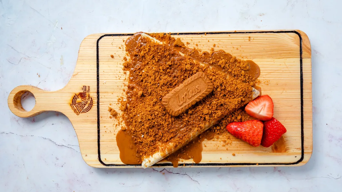 Crepes, Nutella, Lotus