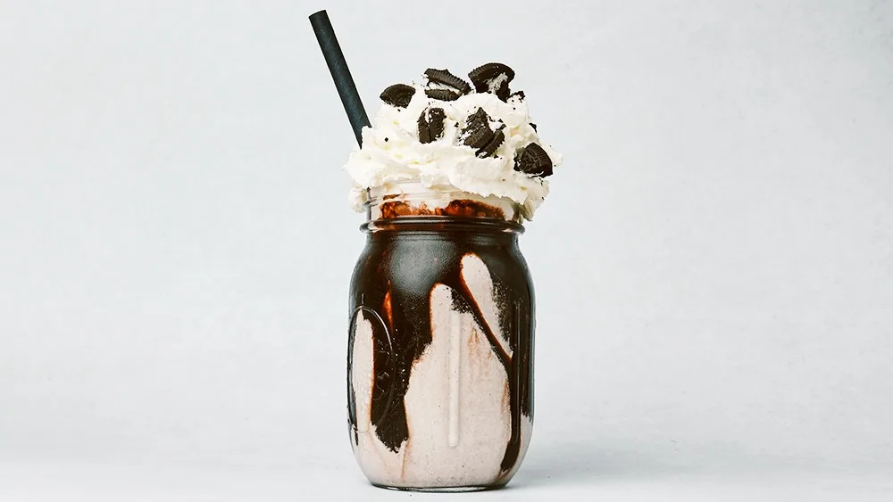 vanilj med Oreo Milkshake