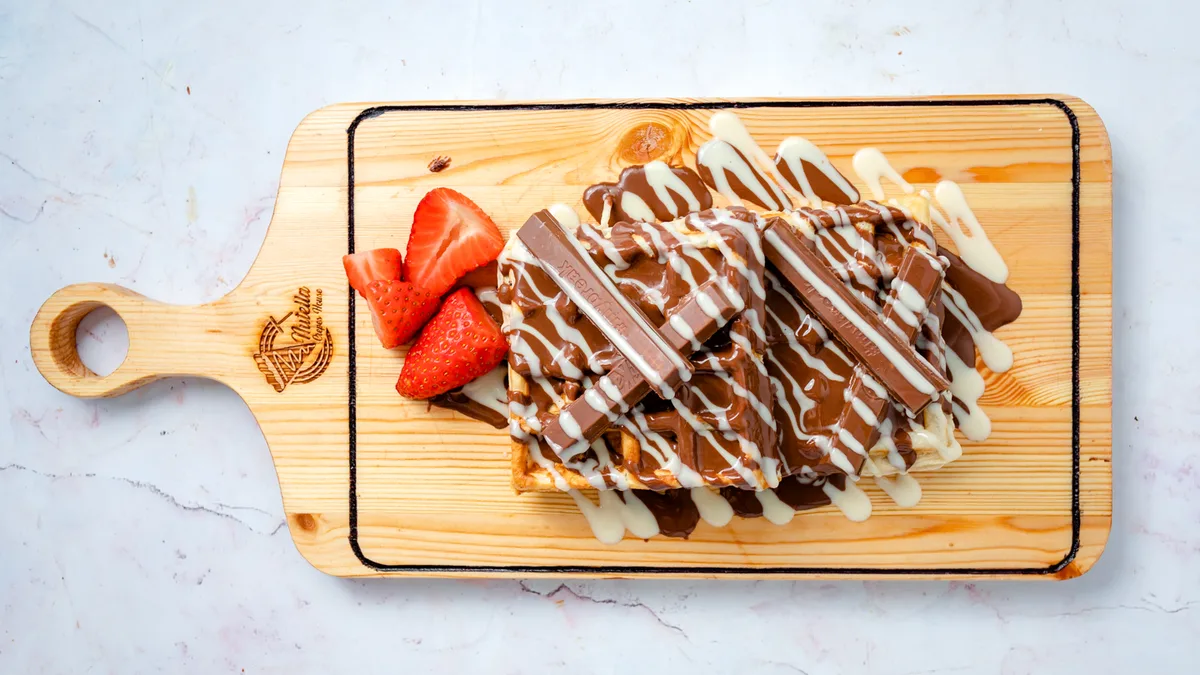 Våfflor and Nutella