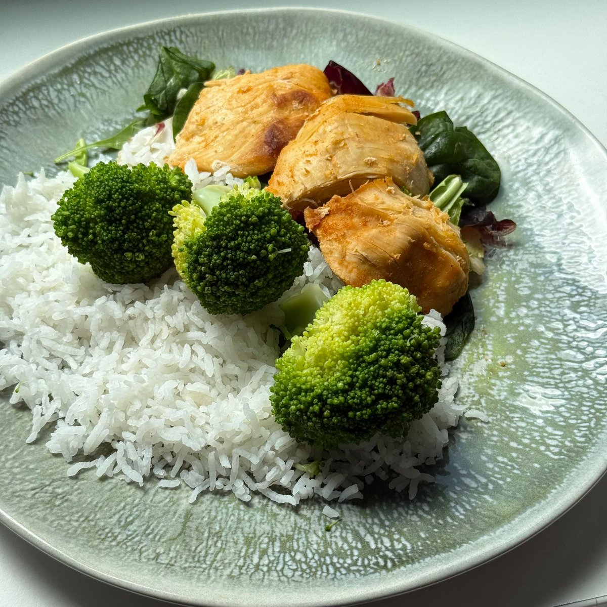 Basmati Rice with Broccoli and Chicken