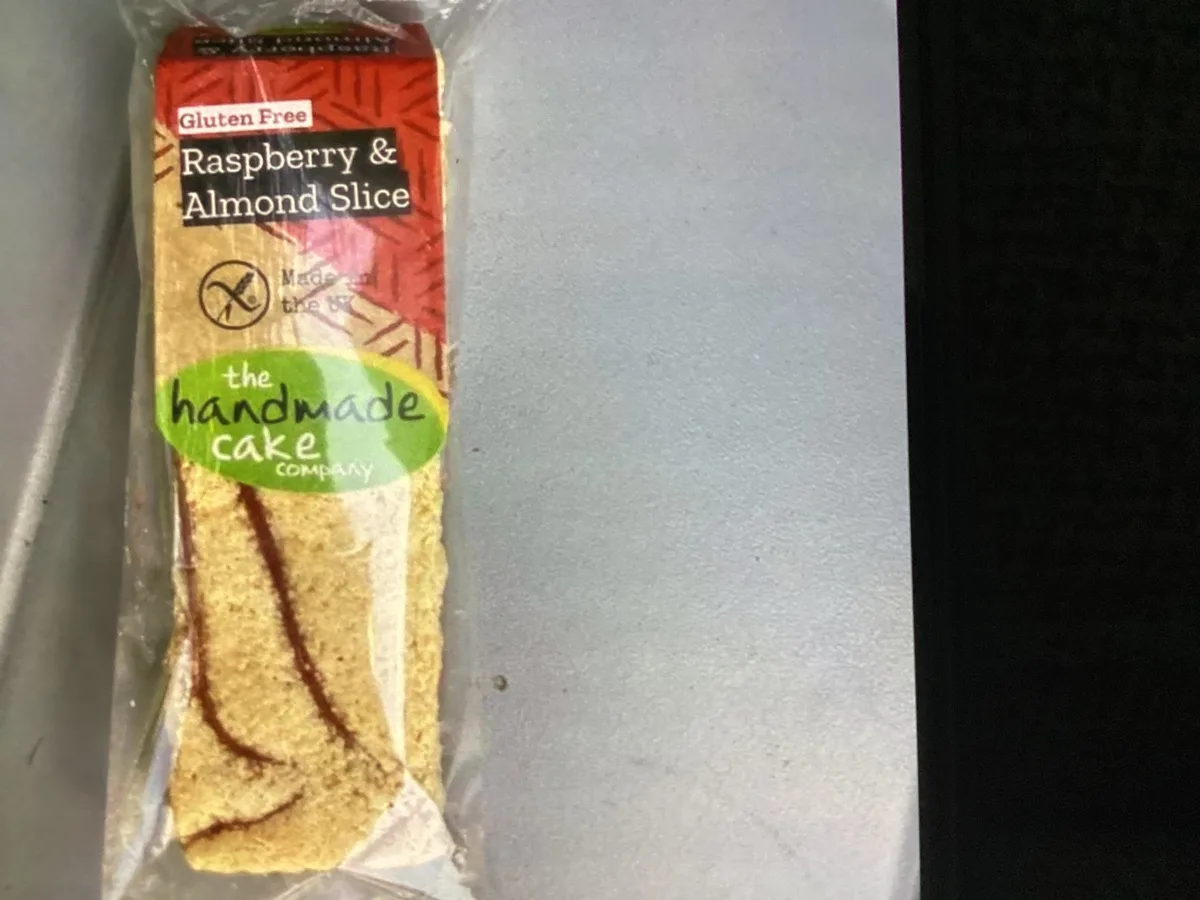 Raspberry and almond slice gluten free