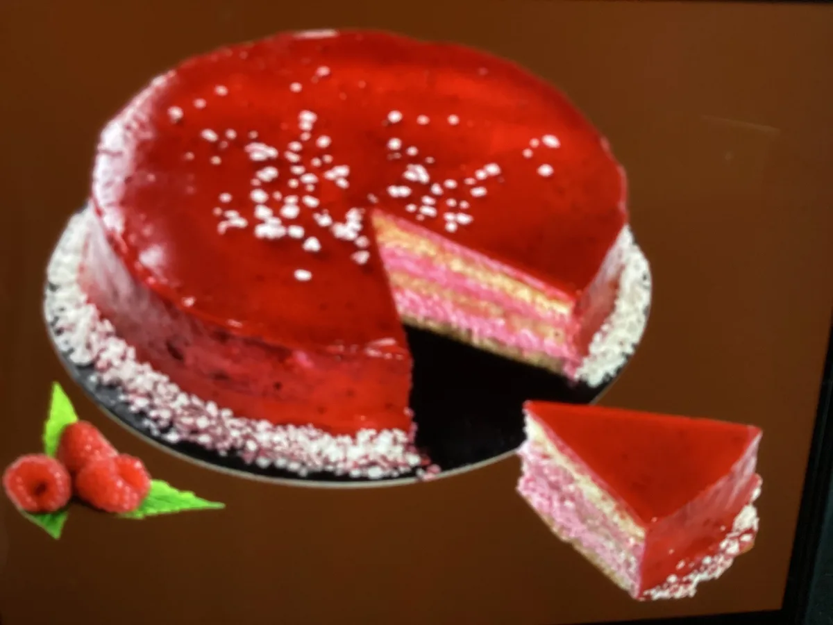 Raspberry gluten free cake