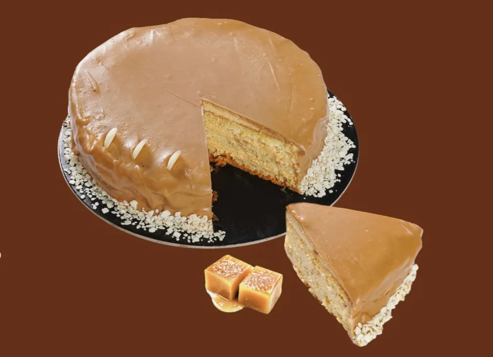 Salted caramel gluten free cake