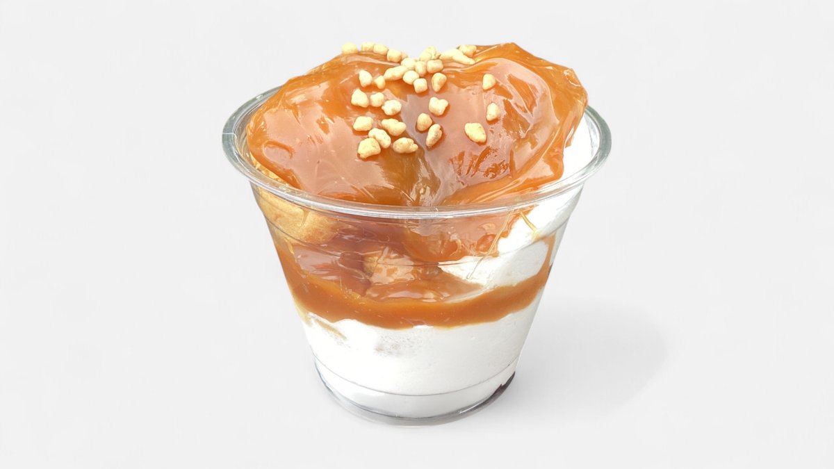 Toffee caramel profiterol