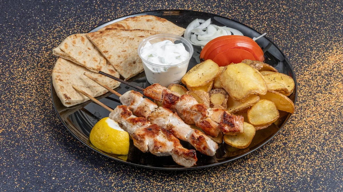 Pork Souvlaki Portion
