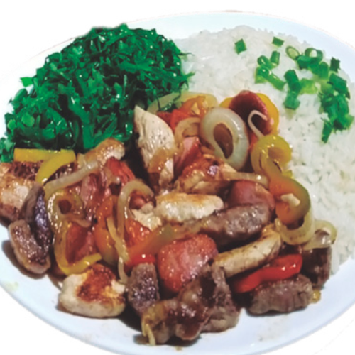 2 Espeto Misto C/carne, Frango, Linguiça