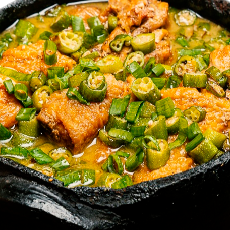 Frango com Quiabo - para 2 Pessoas